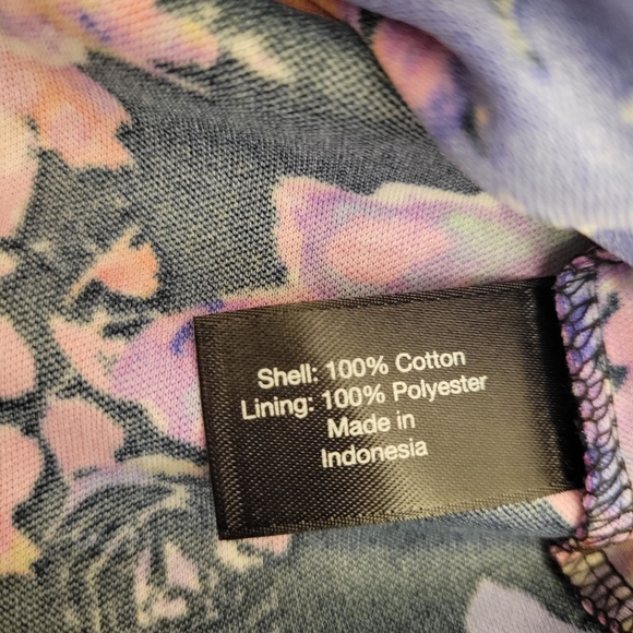 Lane Bryant Size 18 Fit & Flare Party Dress Sleeveless Black Eyelet Line V Neck - Picture 11 of 12